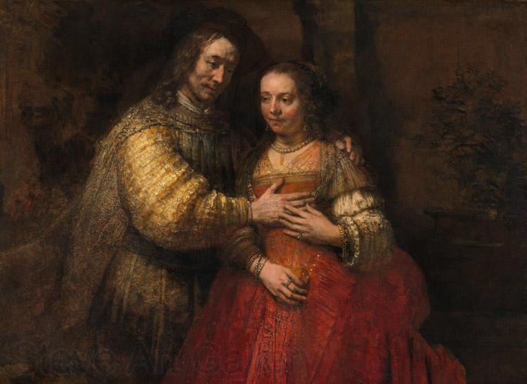 REMBRANDT Harmenszoon van Rijn The Femish Bride (mk33) Norge oil painting art